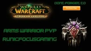 Arms Warrior Talents and Glyphs 5.0.4 & BG Fun