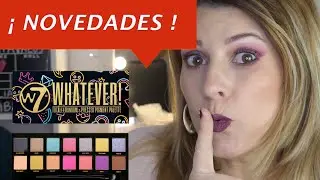 Maquillaje con NOVEDADES W7* paleta Whatever/ y mucho m&aacute;s