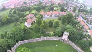 Pickering Castle from above