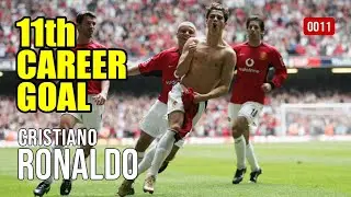 CRISTIANO RONALDO 11th career goal - FA Cup Final Opener