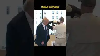 Donald Trump and Vladimir Putin with birds #shorts #donaldtrump #putin #russiavsus #trumpvsputin