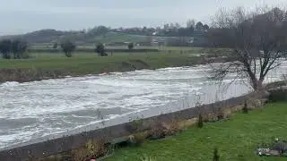 Ice flow on the River Ribble