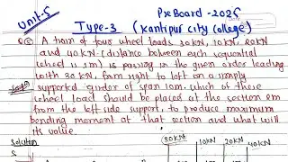 Unit-5:Type-3|Kantipur City College Preboard 2025 Solution|Theory of Structure-I PU PoU TU KU 