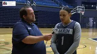 2021-22 Akron Zips Women's Basketball - 1st Week Recap with Kendall Miller - 10/1/21