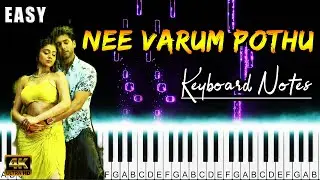 Nee Varum Pothu Keyboard Cover | Piano Notes | Mazhai | Devi Sri Prasad | Fernandez