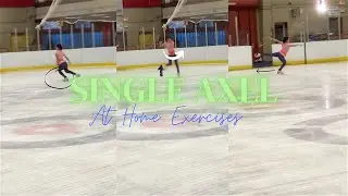 How to do a SINGLE AXEL (off the ice)
