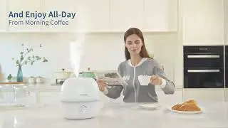 Introducing BOXING Top-Fill Humidifier with 3-in-1 Magic: Moistured Air, Soothing Scent & Soft Light