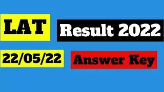 LAT latest Answer key - 22/05/22 Answer key HEC Latest answer colour book