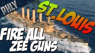 World Of Warships Gameplay- St Louis- So Much Firepower