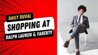 Men's Fashion: Shopping at Ralph Lauren and Faherty Brand