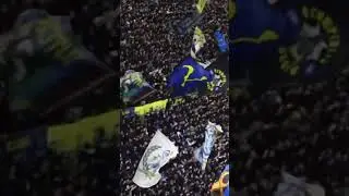 CRAZY #inter ultras at the Milan Derby! #shorts #vlog #football