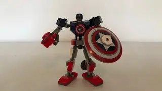 Lego Marvel 76168 Avengers Captain America Mech Armor Speed-Build