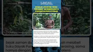 Di Balik Julukan 'Suku Terasing' Ini Kehidupan Sebenarnya Suku Punan