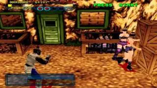 Dynamite Cop (Dynamite Deka 2) Mission 1 Gameplay