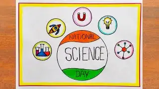 Science Day Drawing | National Science Day Poster Drawing Easy Steps | National Science Day Drawing 