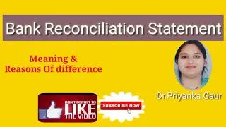 Bank Reconciliation Statement