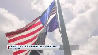 Charleston 9 Memorial Vandalized
