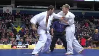 【新極真会】The 5th Karate World Cup MEN HEAVY WEIGHT Quarterfinal 1 Kubilius vs. Artyushin
