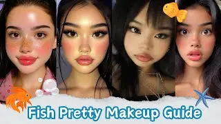 FISH PRETTY Makeup You NEED To Try!| Makeup According To Your Animal Archetype! 🐟✨