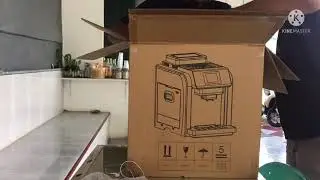UNBOXING Otten FULLY AUTOMATIC COFFEE MACHINE 717 | Onboxing mesin kopi otomatis 717