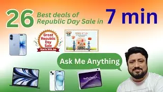 26 Best deals of flipkart republic day sale 2026 | best deals of Amazon republic day sale