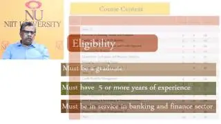 Introduction of  Advance Bank Management Programme By NIIT University