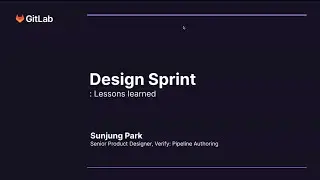 UX Showcase - Design Sprint: Lessons learned