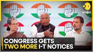 Congress gets tax notice triggering a sit-in protest in Kerala | WION