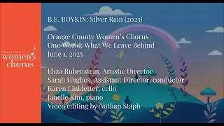 B.E. BOYKIN: Silver Rain (2023)