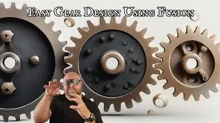 Простая разработка шестерён с использованием Fusion