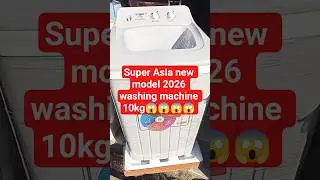 Super Asia new model washing machine 272#laundryrevolution #homeappliance #washingmachine #viral