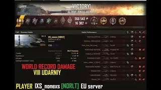 #worldoftanks UDARNIY World Record Damage gameplay