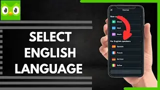 How To Select English Language On Duolingo
