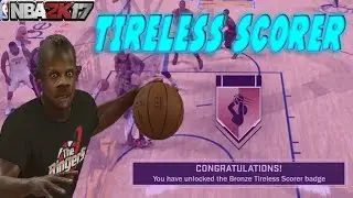 NBA 2K17 BADGE TUTORIAL! | Tireless Scorer | How To Get Tireless Scorer
