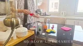 Cozy and calm day☕ | A Delightful Breakfast 🍓| Warm Jujube Infusion | Slow Day, Touched by Spring🍭