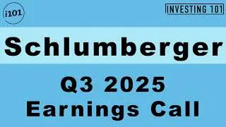 Schlumberger Q3 2025 Earnings Call | Q3 2025 Earnings Conference Call | Q3 2025 Results