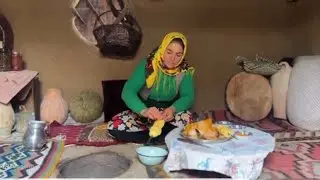 First Snow of Winter ❄️ Cooking in a Village Clay Oven & Life with Shepherds