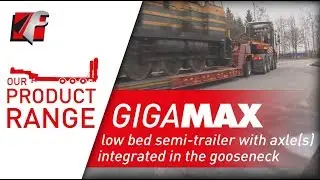 FAYMONVILLE GigaMAX - Low bed semi-trailer with axle(s) integrated in the gooseneck