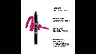 Lord & Berry 20100 Shining Jumbo Crayon Lipstick Pencil, Shiny Satin Finish