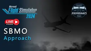 Landing at SBMO  - Fenix A320 #msfs2024 #quest3 #virtualreality #vr