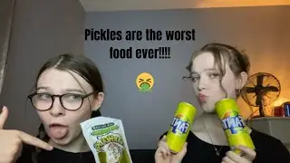 Try not to burp challenge p2 + trying Pickels (Most traumatising thing ever)