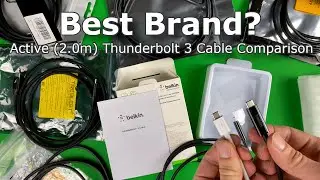 What&rsquo;s The Best Active 2.0M Thunderbolt 3 Cable? - Ultimate Brand Comparison and Verdict!
