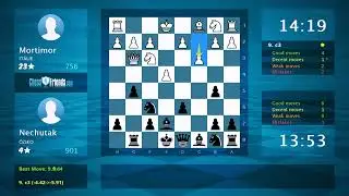 Anal&yacute;za &scaron;achov&eacute; hry: Mortimor - Nechutak, 0-1 (od ChessFriends.com)