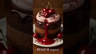 Cherry Bomb Chocolate Cheesecake Tower#brianminspired