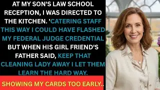 At My Son's Law School Event, They Mistook Me For Staff Until They Heard My Name Called As The..,