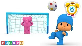 ⚽️ Vamos jogar futebol com o Pocoyo!  [60 min] Pocoyo 🇧🇷 Português Brasil | DESENHOS ANIMADOS