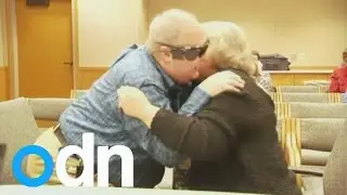 Man with bionic eye sees his wife for first time in a decade