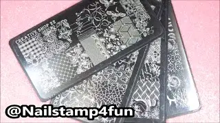 New Creative Shop Nail Stamping Plates
