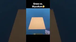 Minecraft Grass vs. Mycelium Moment 😂