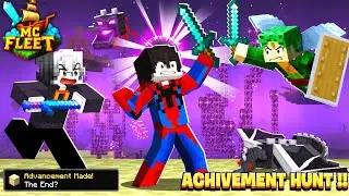 1 VS 2 ACHIEVEMENT HUNT In mcFleet Server | Minecraft!